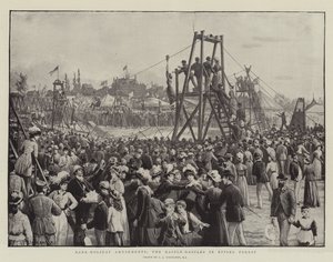Bank-Holiday Ausements, Razzle-Dazzles v Epping Forest od Charles J. Staniland